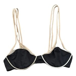 LA‎ PERLA Black Mesh Trim Wired Balconette Bra 38D Made in Italy NWT